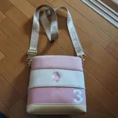 POLO ASSN ストライプデザイン ショルダーバッグ
