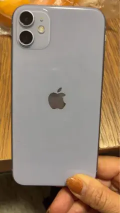Apple iPhone 11 パープル 画面ひびあり