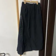 値下げadidas ブラック ロングスカート