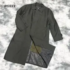 【極美品】ROSSY ロッシュ ステンカラーコート グレー ライナー L