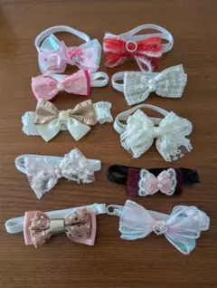 犬用リボンアクセサリー10個セット