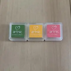 artnic 水性インクパッド 3色セット