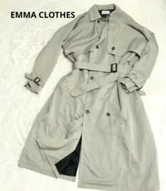 良品 EMMA CLOTHES トレンチコート ロング丈 ベルト付き カジュアルのサムネイル