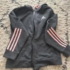 adidas レディース　kids パーカー