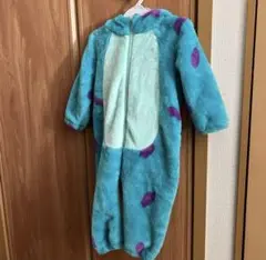 水色モンスター着ぐるみ（フード・尾付き）