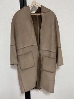 Mila Owen フード付きムートンコート F