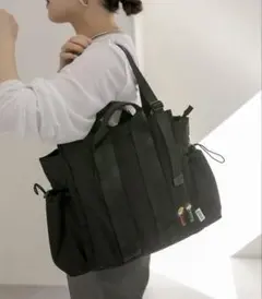 完売品」elu. エル リバーシバッグ ブラック 黒 - メルカリ
