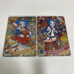 【美品】ひみつのアイプリ リング5弾 ビビ アニマルツイン ミラクル 2枚セット