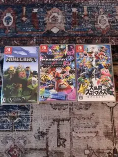 Minecraft, マリオカート 8 Deluxe, スマブラ