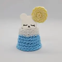 【富士山初日の出セット】4cmドールサイズ　ハンドメイド　かぎ針編み　編み物