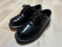 Dr.Martens ドクターマーチン 3ホールブーツ UK3黒 白ステッチ