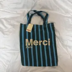 Merci Paris ストライプ トートバッグのサムネイル