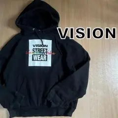 VISION STREET WEAR ブラックパーカー
