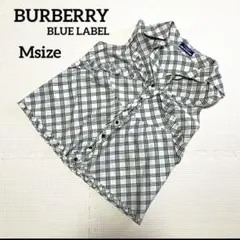 BURBERRY BLUE LABEL ノバチェックノースリーブ　M フリル