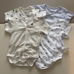 ✨オススメ✨ロンパース肌着4枚セット　綿100%