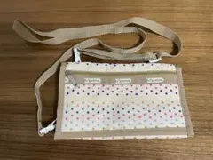 【レスポートサック】ドット柄ナイロンポーチ