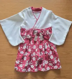 ひな祭り　袴ロンパース　70