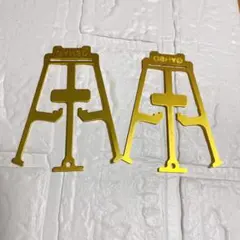 iPhoneスタンド他おしゃれ金属製スタンド可愛い２個セット