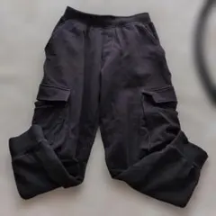 H&M キッズ カーゴパンツ ブラック 122/128cm