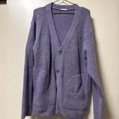 GUパープル カーディガン