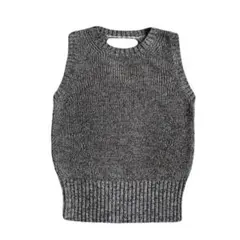 【美品】セオリー Paper Linen Marl ケーブルバックニット M相当