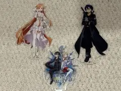 アニメイトカフェ ソードアート・オンライン アスナ・キリト アクリル 