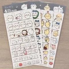 【国内正規品】ちいかわ 4サイズステッカー 4枚セット
