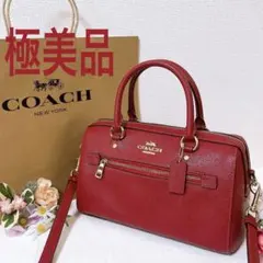 【極美品】コーチ ショルダーバッグ 2WAY ハンドバッグ ミニボストンバッグのサムネイル