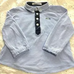 familiar ファミリアポロシャツ 100cm ライトブルー入学卒園