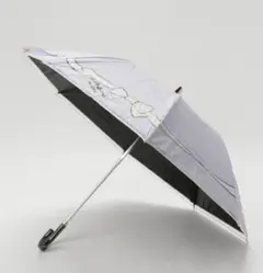 ランバンオンブルー 晴雨兼用傘 リボン柄 日傘 新品 タグあり