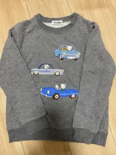 美品⭐︎familiar 車の刺繍 トレーナー 120