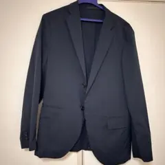 け*ん様 ネイビー スリムフィット テーラードジャケット