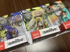 未開封　amiibo スプラトゥーン／3体／アミーボ　フィギュア