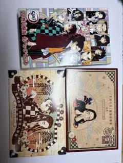 鬼滅の刃 20 21 22 特装版 特典のみ 謹製絵葉書、ステッカー 缶バッジ