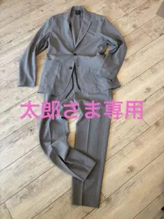 【美品】EDIFICE セットアップ スーツ パッカブル グレー M