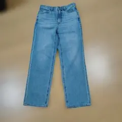 GU ストレートデニム Mサイズ ライトブルー