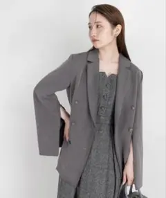 RANDA スリットスリーブダブルブレストジャケットのサムネイル