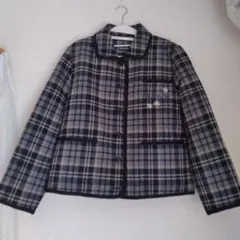 グレー系 チェック柄 ジャケットのサムネイル