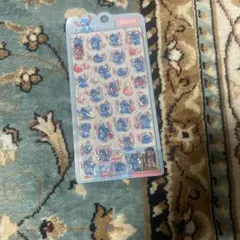 ディズニースティッチ ボンボンドロップシール　凹まないうるちゅるバージョン