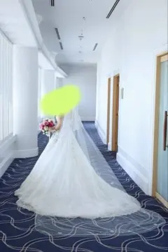 タカミブライダル ホワイト ロングウェディングベール