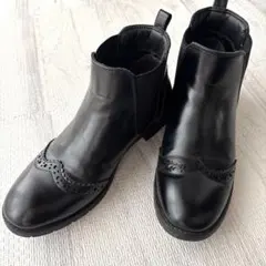 ブラックサイドゴアブーツ