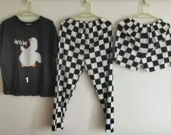フリーサイズの3点セットパジャマのサムネイル