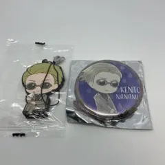 呪術廻戦 七海建人 ラバーストラップ 缶バッジ