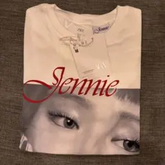 新品　ZARA Jennie Ruby Tシャツ ブラックピンク　164cm