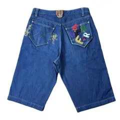 Vintage 90s【ギミックポケット】刺繍 FARNESE デニム ショーツ