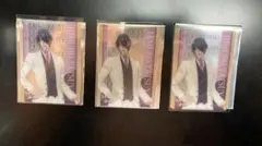 GiGOコラボカフェ 黒子のバスケ 黒バス 白スーツ クリアシート 氷室辰也3枚