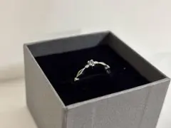 天然アレキサンドライト リング 0.12ct D0.05ct - メルカリ