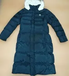 le coq sportif フード付きロングコート ネイビーレディース M