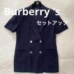 バーバリーズ 半袖 スカートセットアップ ロゴボタン