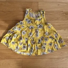 ひまわりワンピース 90cm